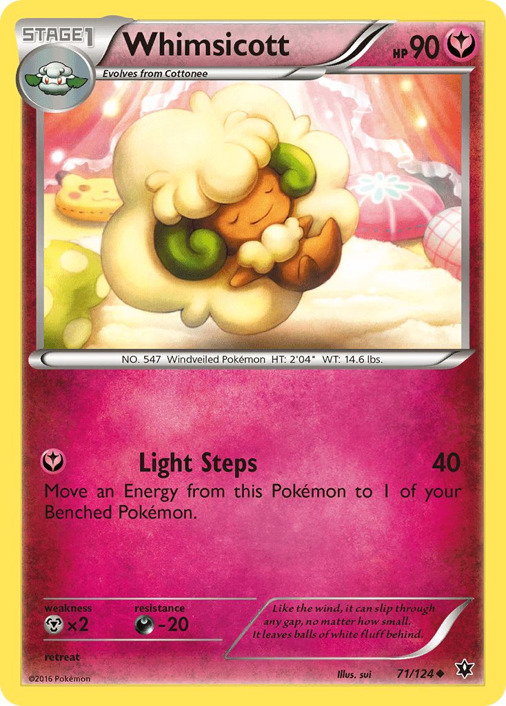 Whimsicott (71/124) [XY: Fates Collide] Pokemon Single Pokémon  | Multizone: Comics And Games