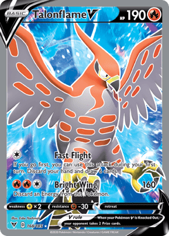 Talonflame V (168/185) [Sword & Shield: Vivid Voltage] Pokemon Single Pokémon  | Multizone: Comics And Games