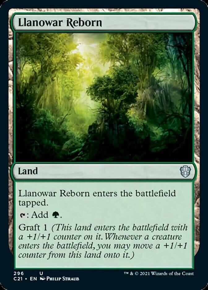 Llanowar Reborn [Commander 2021] MTG Single Magic: The Gathering  | Multizone: Comics And Games
