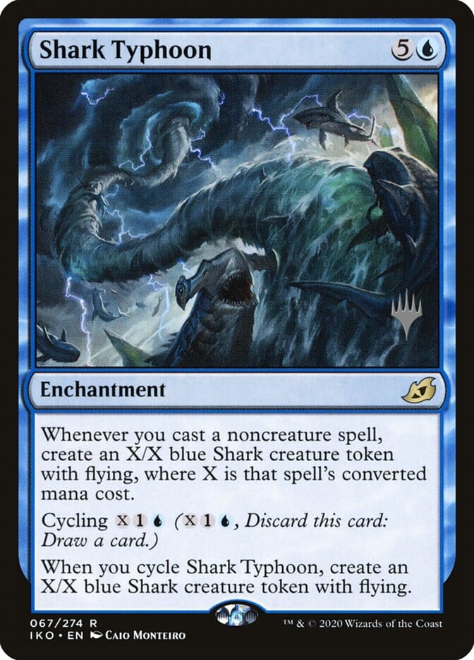 Shark Typhoon (Promo Pack) [Ikoria: Lair of Behemoths Promos] MTG Single Magic: The Gathering  | Multizone: Comics And Games