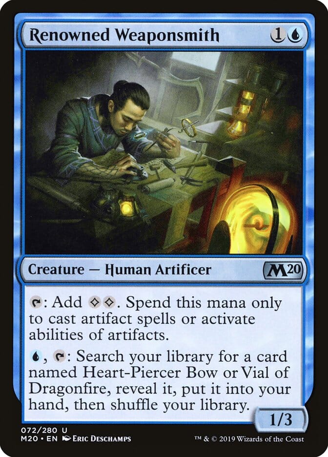 Renowned Weaponsmith [Core Set 2020] MTG Single Magic: The Gathering  | Multizone: Comics And Games