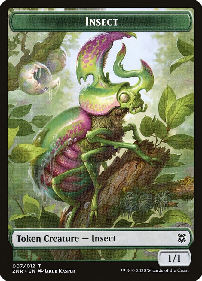 Insect Token [Zendikar Rising] MTG Single Magic: The Gathering  | Multizone: Comics And Games