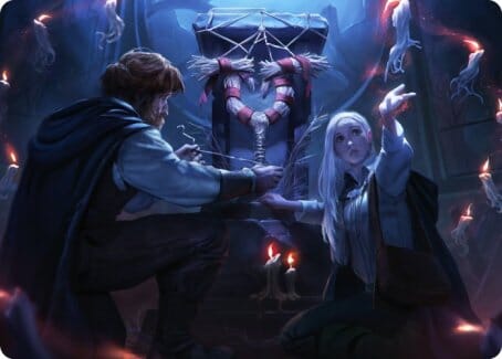 Faithful Mending Art Card [Innistrad: Midnight Hunt Art Series] MTG Single Magic: The Gathering  | Multizone: Comics And Games