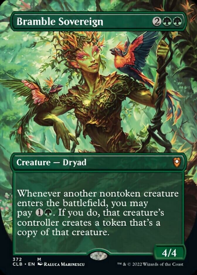 Bramble Sovereign (Borderless Alternate Art) [Commander Legends: Battle for Baldur's Gate] MTG Single Magic: The Gathering  | Multizone: Comics And Games