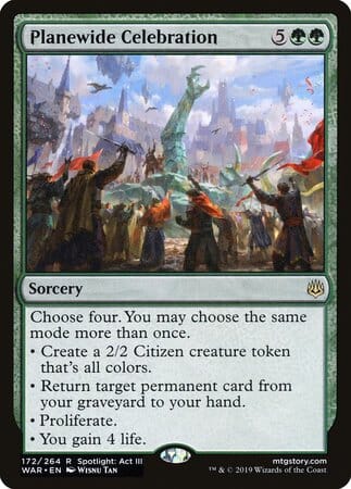 Planewide Celebration [War of the Spark] MTG Single Magic: The Gathering  | Multizone: Comics And Games