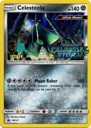 Celesteela (SM131) (Staff Prerelease Promo) [Sun & Moon: Black Star Promos] Pokemon Single Pokémon  | Multizone: Comics And Games