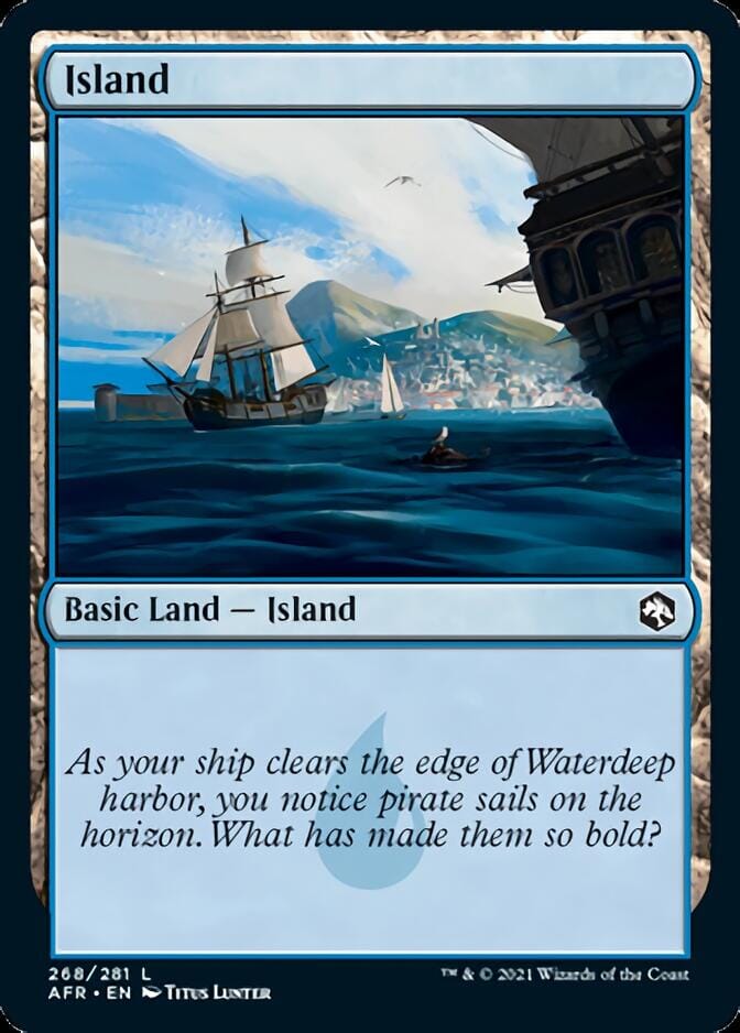 Island (268) [Dungeons & Dragons: Adventures in the Forgotten Realms] MTG Single Magic: The Gathering  | Multizone: Comics And Games