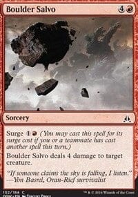 Boulder Salvo [Oath of the Gatewatch] MTG Single Magic: The Gathering  | Multizone: Comics And Games