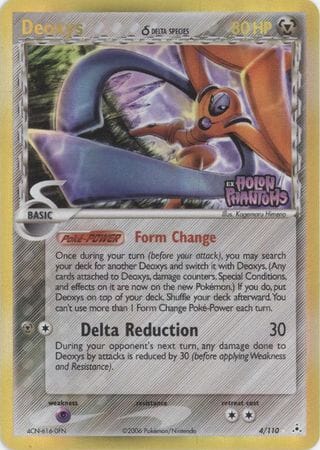 Deoxys (4/110) (Delta Species) (Stamped) [EX: Holon Phantoms] Pokemon Single Pokémon  | Multizone: Comics And Games