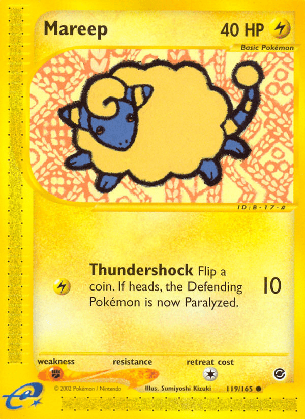 Mareep (119/165) [Expedition: Base Set] Pokemon Single Pokémon  | Multizone: Comics And Games