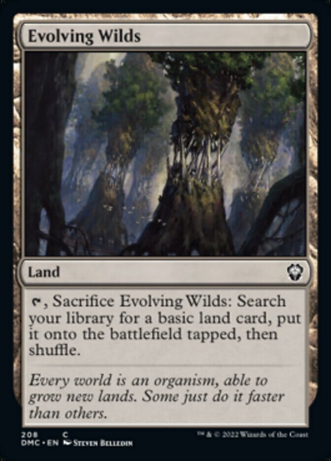 Evolving Wilds [Dominaria United Commander] MTG Single Magic: The Gathering  | Multizone: Comics And Games