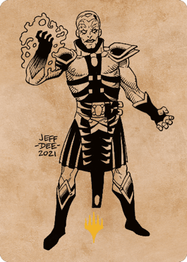 Jon Irenicus, Shattered One Art Card (67) (Gold-Stamped) [Commander Legends: Battle for Baldur's Gate Art Series] MTG Single Magic: The Gathering  | Multizone: Comics And Games