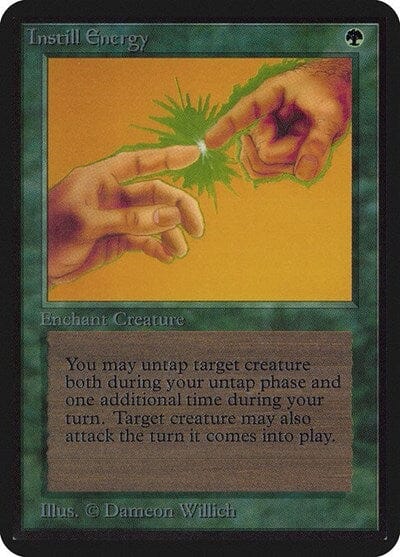 Instill Energy [Limited Edition Alpha] MTG Single Magic: The Gathering  | Multizone: Comics And Games