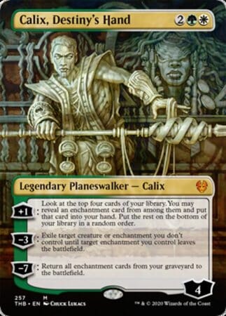 Calix, Destiny's Hand (Borderless) [Theros Beyond Death] MTG Single Magic: The Gathering  | Multizone: Comics And Games