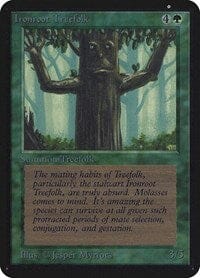Ironroot Treefolk [Limited Edition Alpha] MTG Single Magic: The Gathering  | Multizone: Comics And Games