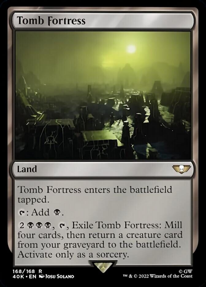 Tomb Fortress [Universes Beyond: Warhammer 40,000] MTG Single Magic: The Gathering  | Multizone: Comics And Games