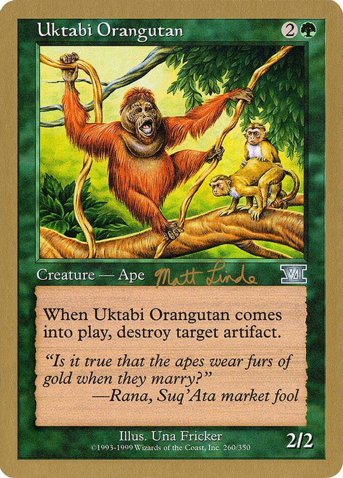 Uktabi Orangutan (Matt Linde) [World Championship Decks 1999] MTG Single Magic: The Gathering  | Multizone: Comics And Games