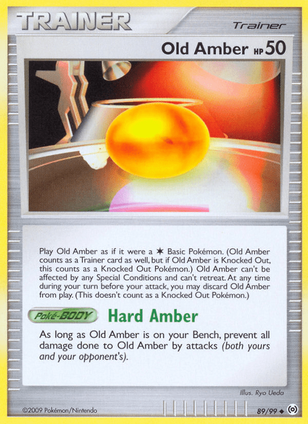Old Amber (89/99) [Platinum: Arceus] Pokemon Single Pokémon  | Multizone: Comics And Games