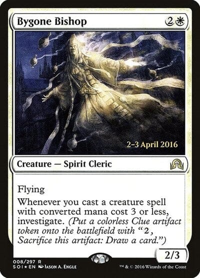 Bygone Bishop [Shadows over Innistrad Promos] MTG Single Magic: The Gathering  | Multizone: Comics And Games