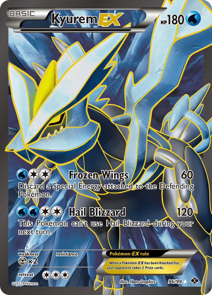 Kyurem EX (96/99) [Black & White: Next Destinies] Pokemon Single Pokémon  | Multizone: Comics And Games