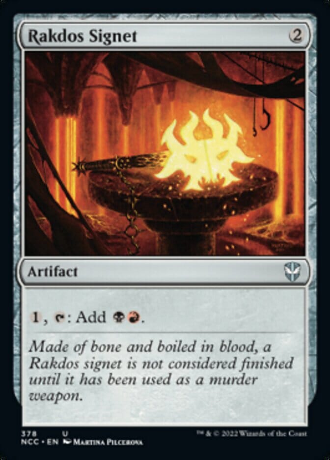 Rakdos Signet [Streets of New Capenna Commander] MTG Single Magic: The Gathering  | Multizone: Comics And Games