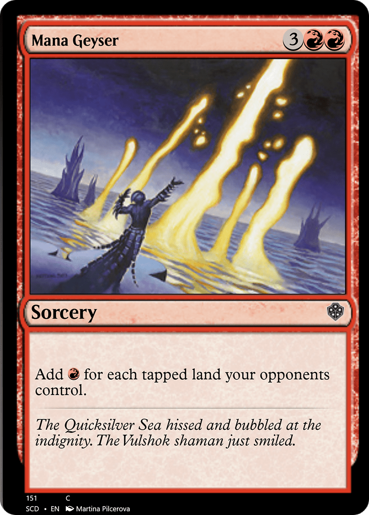 Mana Geyser [Starter Commander Decks] MTG Single Magic: The Gathering  | Multizone: Comics And Games