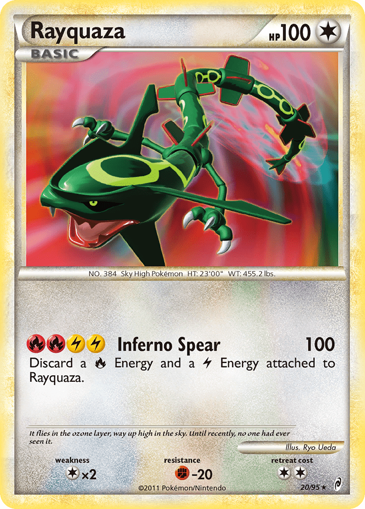 Rayquaza (20/95) [HeartGold & SoulSilver: Call of Legends] Pokemon Single Pokémon  | Multizone: Comics And Games