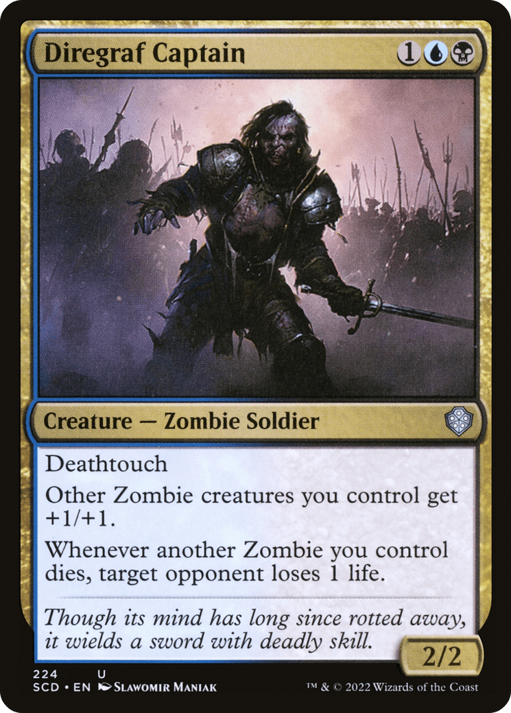 Diregraf Captain [Starter Commander Decks] MTG Single Magic: The Gathering  | Multizone: Comics And Games