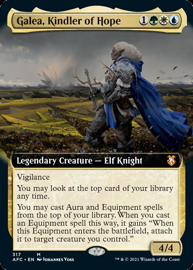 Galea, Kindler of Hope (Extended) [Dungeons & Dragons: Adventures in the Forgotten Realms Commander] MTG Single Magic: The Gathering  | Multizone: Comics And Games