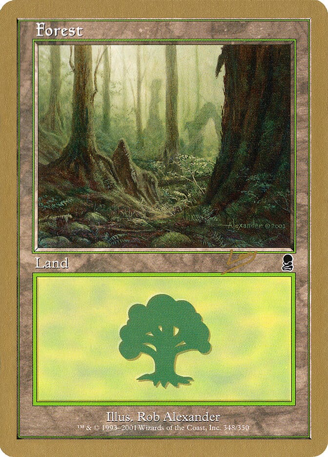 Forest (rl348) (Raphael Levy) [World Championship Decks 2002] MTG Single Magic: The Gathering  | Multizone: Comics And Games