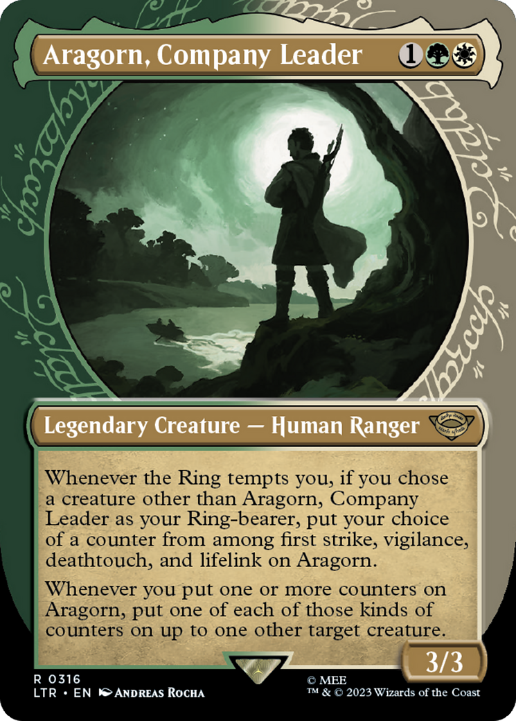 Aragorn, Company Leader (Showcase Ring Frame) [The Lord of the Rings: Tales of Middle-Earth] | Multizone: Comics And Games