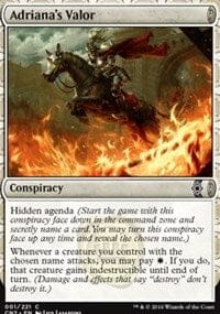 Adriana's Valor [Conspiracy: Take the Crown] MTG Single Magic: The Gathering  | Multizone: Comics And Games