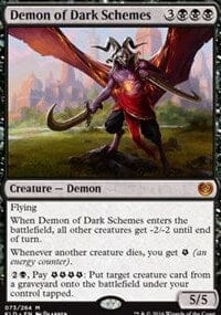 Demon of Dark Schemes [Kaladesh] MTG Single Magic: The Gathering  | Multizone: Comics And Games