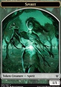 Spirit Double-sided Token [Commander 2016] MTG Single Magic: The Gathering  | Multizone: Comics And Games