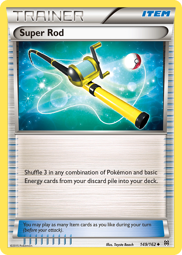 Super Rod (149/162) [XY: BREAKthrough] Pokemon Single Pokémon  | Multizone: Comics And Games