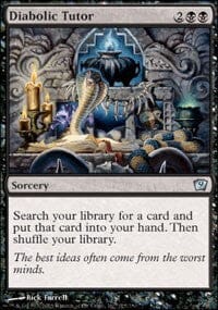 Diabolic Tutor [Ninth Edition] MTG Single Magic: The Gathering  | Multizone: Comics And Games