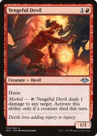 Vengeful Devil [Modern Horizons] MTG Single Magic: The Gathering  | Multizone: Comics And Games