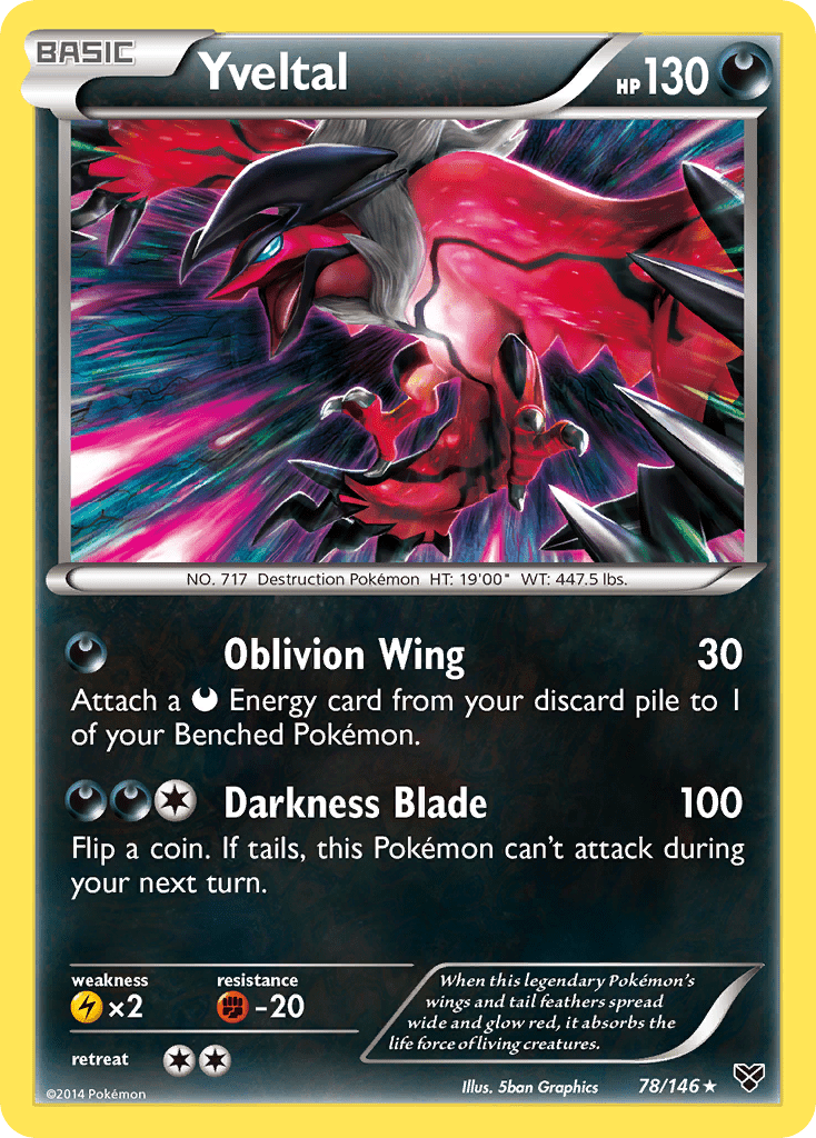Yveltal (78/146) [XY: Base Set] Pokemon Single Pokémon  | Multizone: Comics And Games