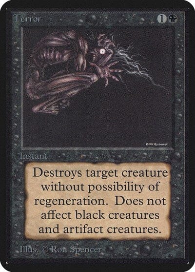 Terror [Limited Edition Alpha] MTG Single Magic: The Gathering  | Multizone: Comics And Games