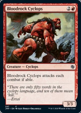 Bloodrock Cyclops [Jumpstart] MTG Single Magic: The Gathering  | Multizone: Comics And Games