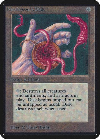 Nevinyrral's Disk [Limited Edition Alpha] MTG Single Magic: The Gathering  | Multizone: Comics And Games