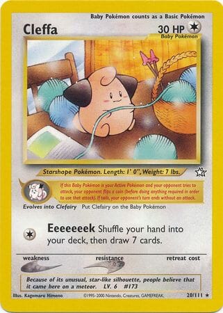 Cleffa (20/111) [Neo Genesis Unlimited] Pokemon Single Pokémon  | Multizone: Comics And Games