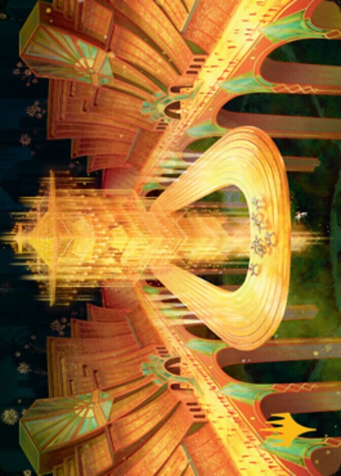 Racers' Ring Art Card (Gold-Stamped Signature) [Streets of New Capenna Art Series] MTG Single Magic: The Gathering  | Multizone: Comics And Games