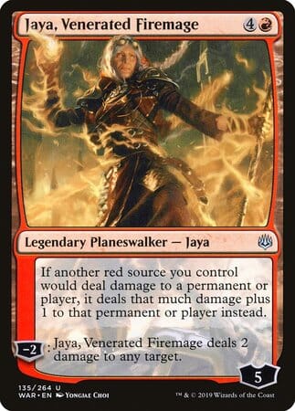 Jaya, Venerated Firemage [War of the Spark] MTG Single Magic: The Gathering  | Multizone: Comics And Games