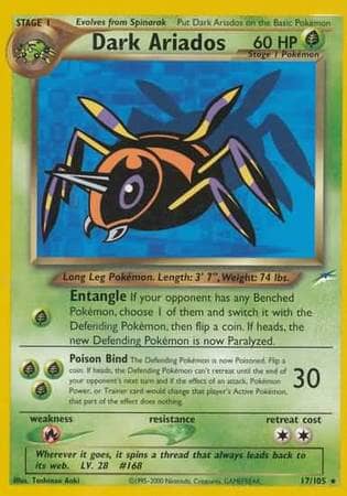 Dark Ariados (17/105) [Neo Destiny Unlimited] Pokemon Single Pokémon  | Multizone: Comics And Games