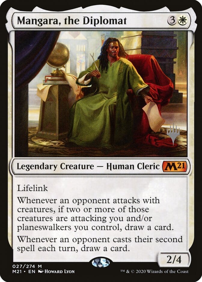 Mangara, the Diplomat (Promo Pack) [Core Set 2021 Promos] MTG Single Magic: The Gathering  | Multizone: Comics And Games