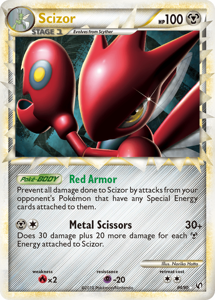 Scizor (84/90) [HeartGold & SoulSilver: Undaunted] Pokemon Single Pokémon  | Multizone: Comics And Games