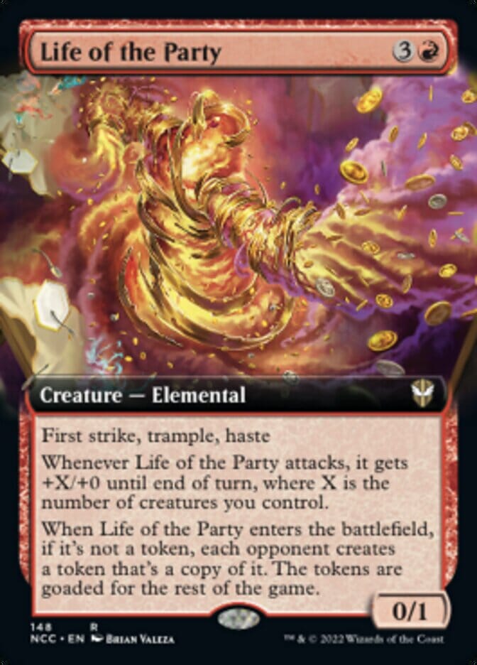 Life of the Party (Extended Art) [Streets of New Capenna Commander] MTG Single Magic: The Gathering  | Multizone: Comics And Games