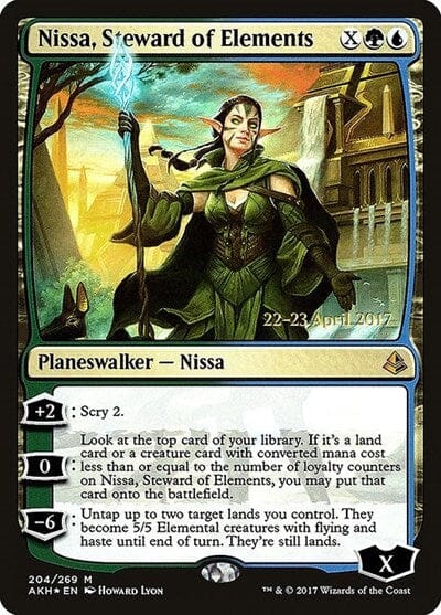 Nissa, Steward of Elements [Amonkhet Promos] MTG Single Magic: The Gathering  | Multizone: Comics And Games