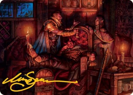 Long Rest Art Card (Gold-Stamped Signature) [Dungeons & Dragons: Adventures in the Forgotten Realms Art Series] MTG Single Magic: The Gathering  | Multizone: Comics And Games